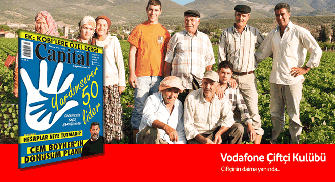 Vodafone Çiftçi Kulübü nün Yarattığı Fırsatlar Capital Dergisinde