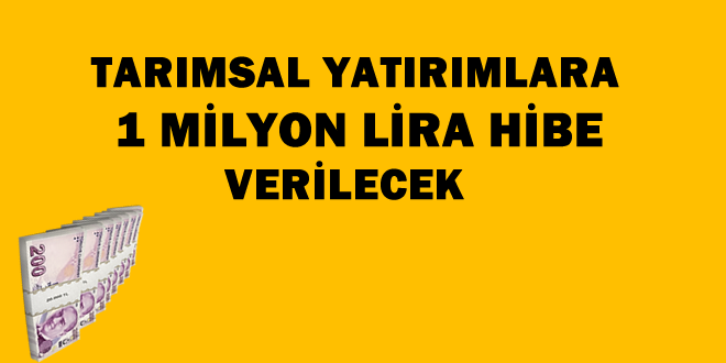 HİBE MİKTARLARI AÇIKLANDI